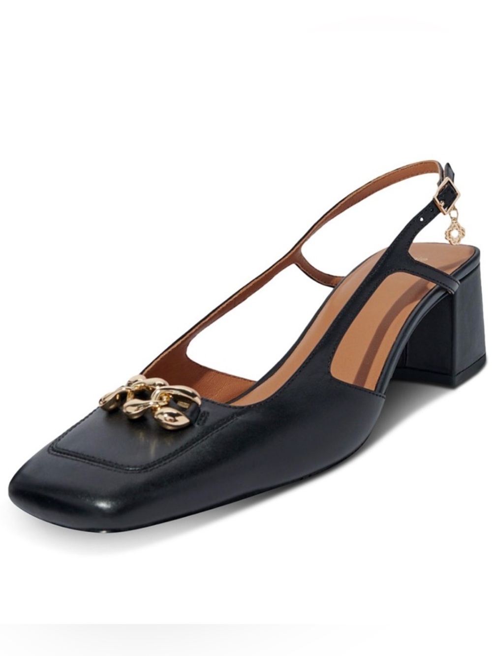 Maje Women's Fedila Square Toe Slingback Pumps Size 37
